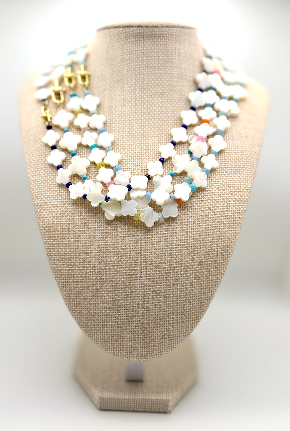 Geometric Beaded Necklace