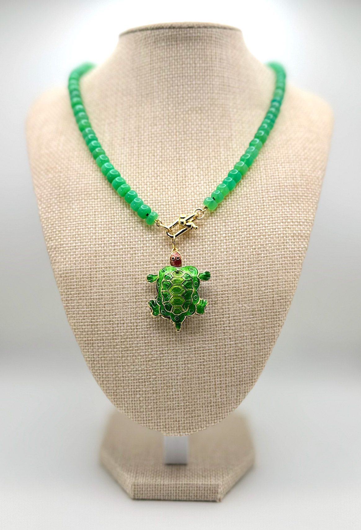 Beaded Necklace With Fish Charm
