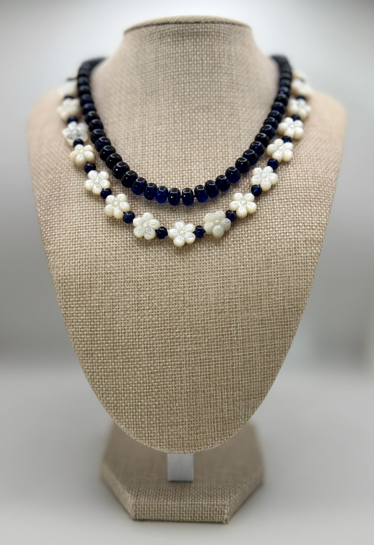 Geometric Beaded Necklace